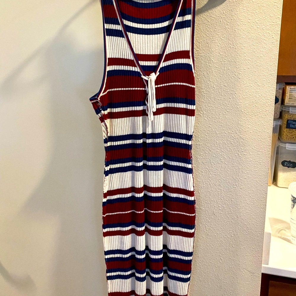 XL Striped bodycon dress